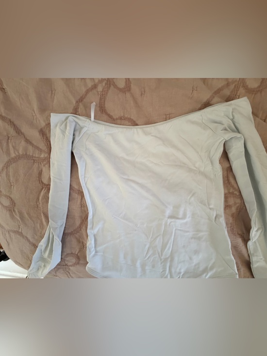 Babaton Tops - Babaton Off-the-Shoulder Long Sleeve Top in White